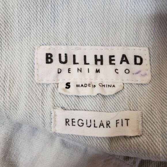 Bullhead Denim Co. Womens Sm Denim Vest Aztec Embroidery Sleeveless Jacket vest - Picture 5 of 9